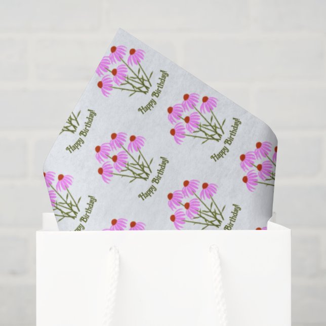 Papel De Seda Cone Púrpura (Sacola de presentes)