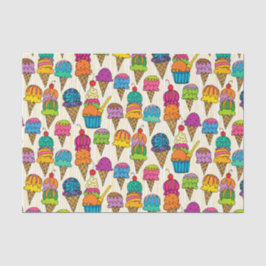 Papel De Seda Cones de sorvete