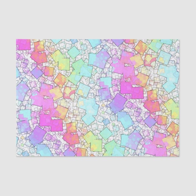 Papel De Seda confeitaria de confete: (Frente )