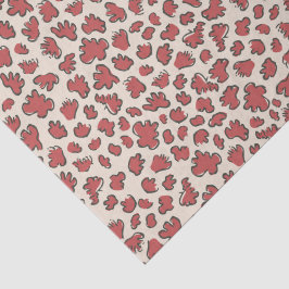 Papel De Seda Confete de Jardim Abstrato | Padrão Ferrugem Verme