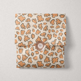 Papel de Seda Confete de Jardim Abstrato | Pêssego