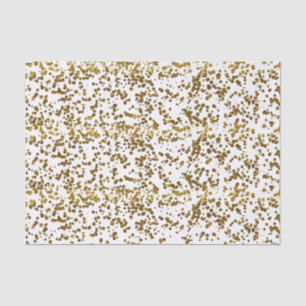 Papel De Seda Confetes Dourados do brilho de Bling