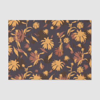 Papel De Seda Confluentes Elegantes Modernos Cinzas Amarelas - L