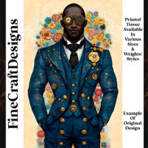 Conjunto Azul Masculino Steampunk Africano P9 Deco