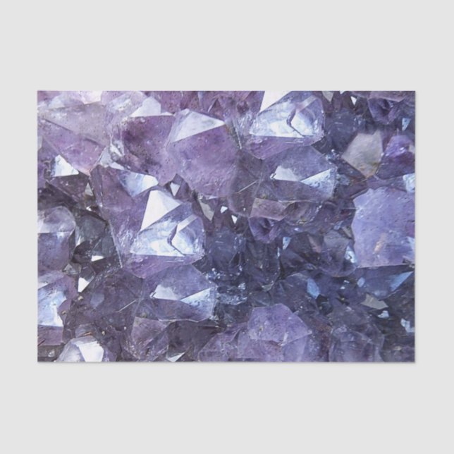 Papel De Seda Conjunto de cristal Amethyst (Frente )