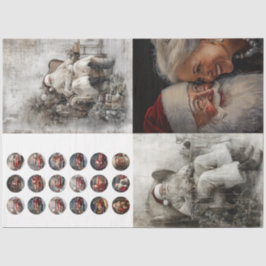 Papel De Seda Conjunto de Dissociações de 4 Designs, Sr. Papais