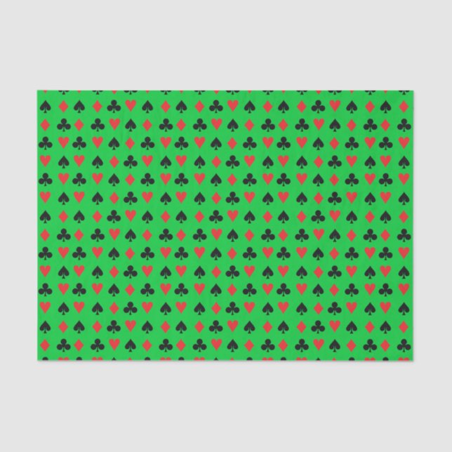 Papel De Seda Conjuntos de Mini Placas Poker (Frente )