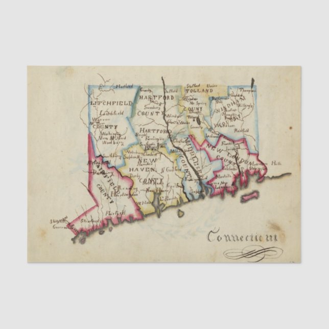 Papel De Seda Connecticut 11 (Frente )