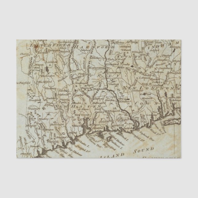 Papel De Seda Connecticut 7 (Frente )