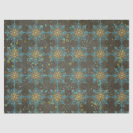 Papel De Seda Constelação de Estrelas Prateadas Douradas de Pain