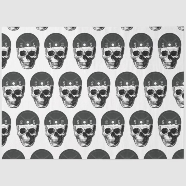 Papel De Seda Construção de Malhação de Formação de Caveira em P (Frente )