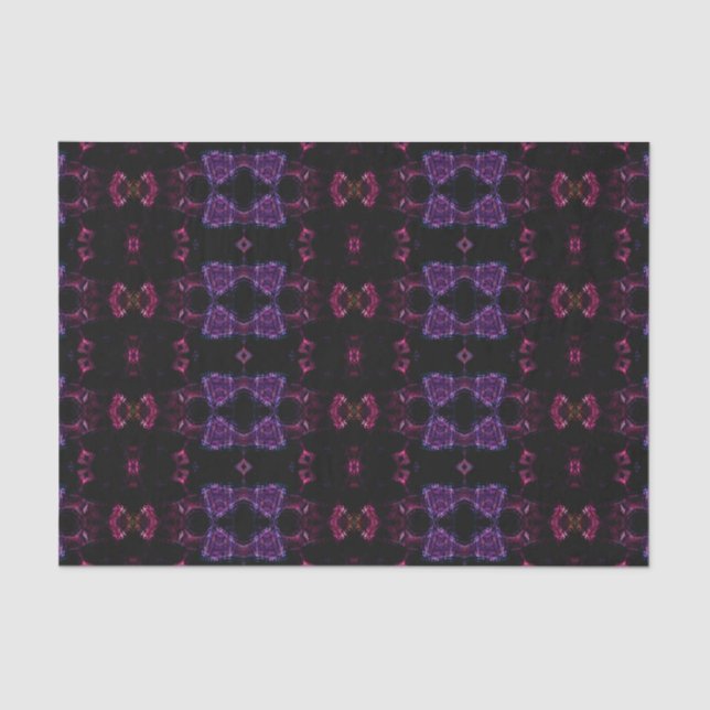Papel De Seda contemporary purple Tissue Paper (Frente )