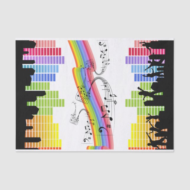 Papel De Seda Continue dançando (Frente )