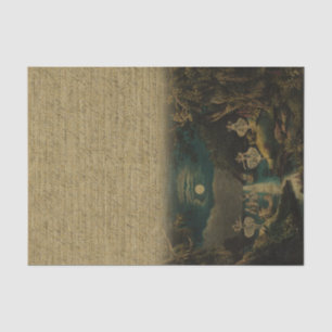 Papel De Seda Conto de Fadas Vintage Forrest