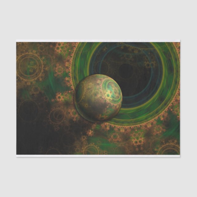 Papel De Seda Contraptação de tempo de vapor em quatro dimensões (Frente )