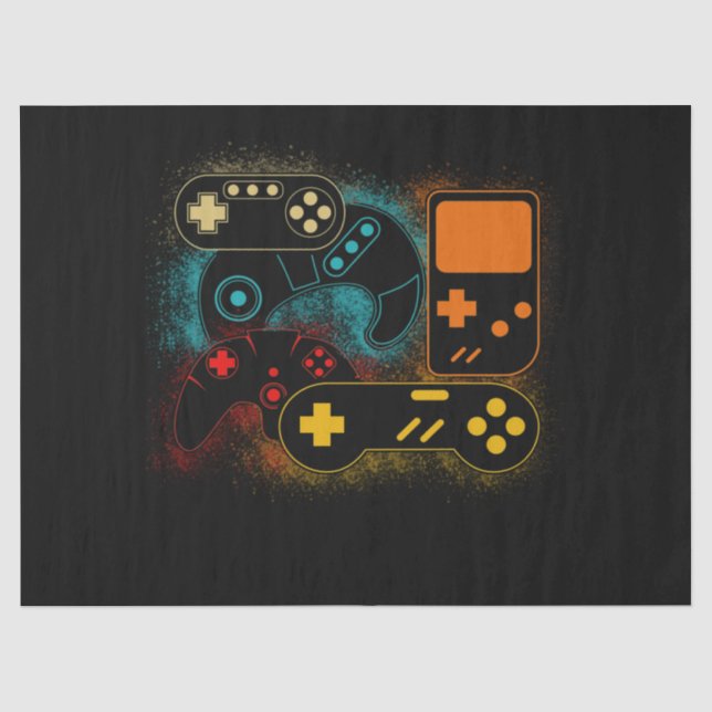 Papel De Seda Controladora de videogame (Frente )