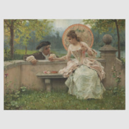 Papel De Seda Conversa Romântica no Parque