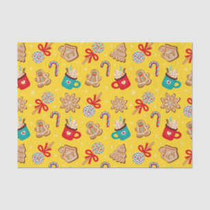 Papel De Seda Cookies, doces e abóboros de natais vintages