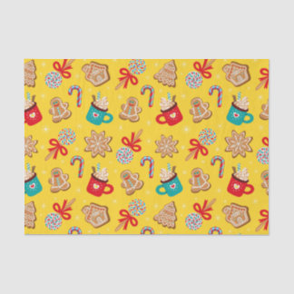 Papel De Seda Cookies, doces e abóboros de natais vintages