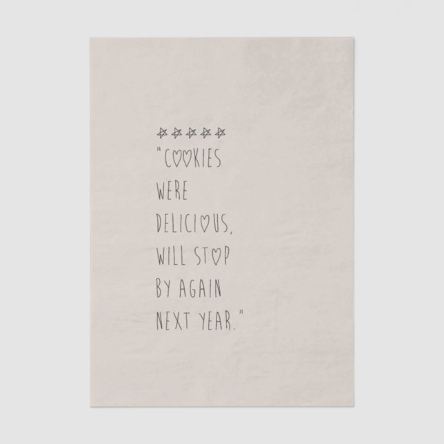 Papel De Seda Cookies were delicious (Frente )