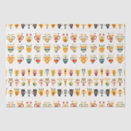 Papel De Seda Copas de café