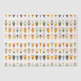 Papel De Seda Copas de café