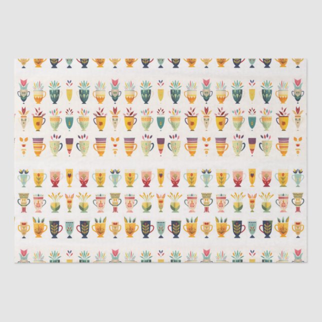 Papel De Seda Copas de café (Frente )