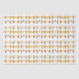 Papel De Seda Copas de café