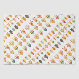 Papel De Seda Copas de café