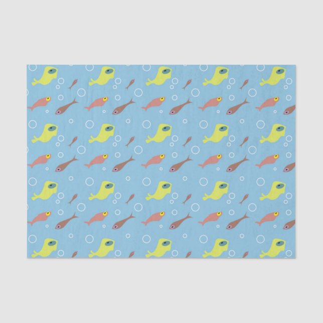 Papel De Seda Copo de Cortiça para Peixe (Frente )
