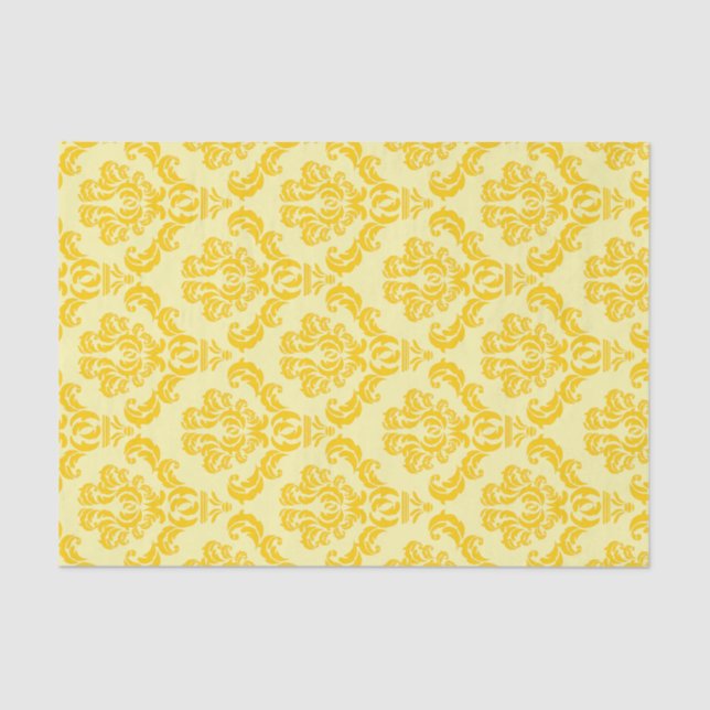 Papel De Seda Cor damasco do Império Francês nº 3 (Frente )