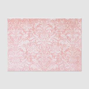 Papel De Seda Cor damasco rosa com suavidade