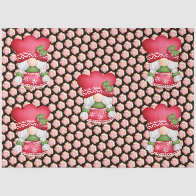 Papel De Seda Cor de Personalização do Gnomo da Casa (Frente )