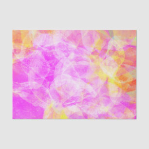 Papel De Seda Cor-de-rosa eclética a frio e Abstrato amarelo