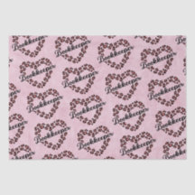 Cor-de-rosa-quadro do coração Leopard