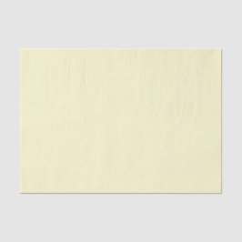 Papel De Seda Cor Sólida Amarela-limonada | Elegante Clássico