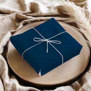 Papel De Seda Cor Sólida Azul Prussiana   Clássico   Elegante