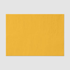 Papel De Seda Cor Sólida do outono Amarelo de Goldenrod