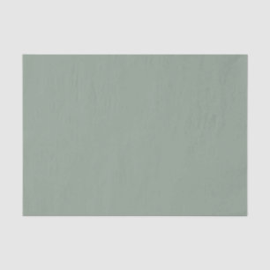 Papel De Seda Cor Sólida do Pastel Verde Sage