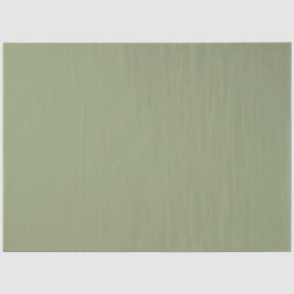 Papel De Seda Cor Sólida Elegante Neutra Verde Sage