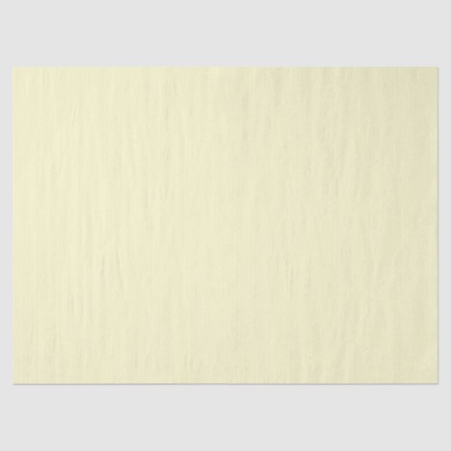 Papel De Seda Cor Sólida Lemon Chiffon (Frente )