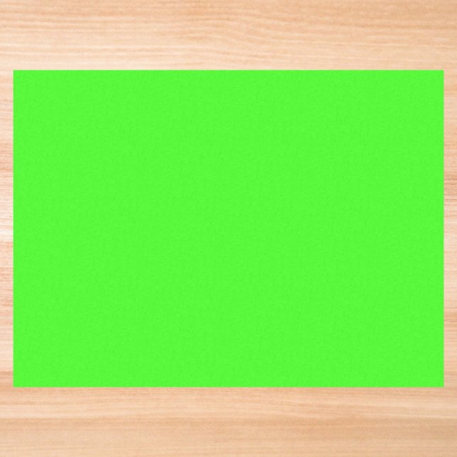 Papel De Seda Cor Sólida Neon Verde (Criador carregado)