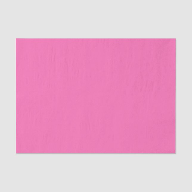 Papel De Seda Cor sólida: rosa quente nº 2 (Frente )