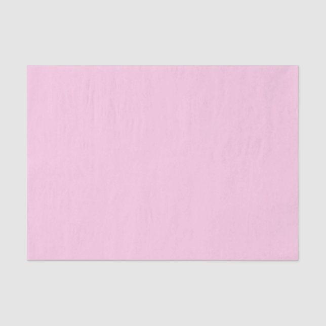 Papel De Seda Cor Sólida Rosa Simples (Frente )
