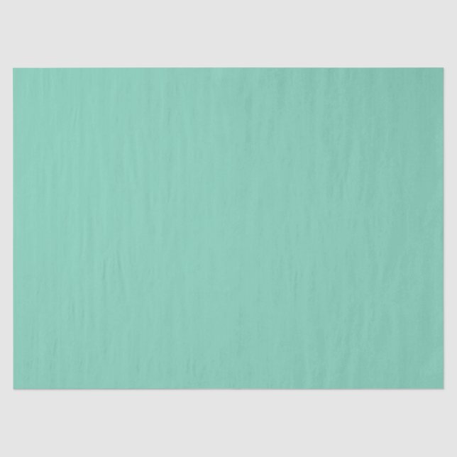 Papel De Seda Cor Sólida Verde Costeira Claro (Frente )