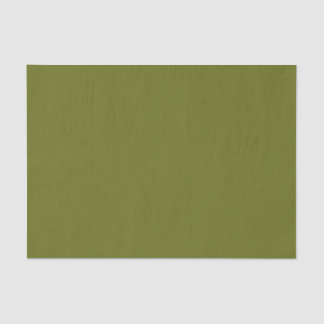 Papel De Seda Cor Sólida - Verde Oleícola Mole
