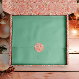 Papel De Seda Cor Sólida Vintage Seafoam