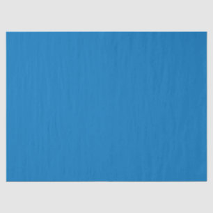 Papel De Seda Cor Sólido Azul Francês