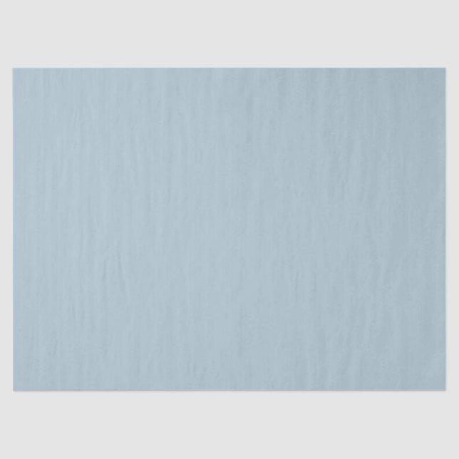 Papel De Seda Cor Sólido Azul Pastel (Frente )