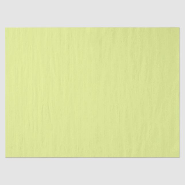 Papel De Seda Cor Sólido do Limão-Chave (Frente )